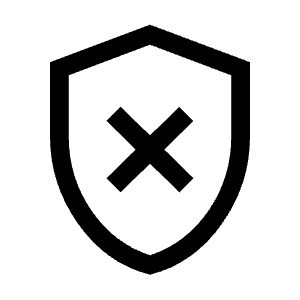 Gpp Bad Icon from Sharp Line - Material Symbols Set