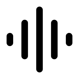 Graphic Eq Fill Icon from Rounded Fill - Streamline Material Free Set