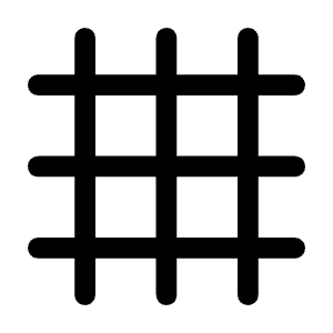 Grid 4x4 Fill Icon from Rounded Fill - Material Symbols Set