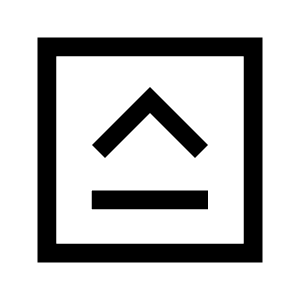 Keyboard Capslock Badge Icon from Sharp Line - Material Symbols Set