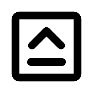 Keyboard Capslock Badge Icon from Rounded Line - Material Pro Free Set