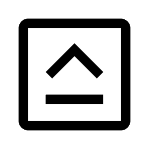 Keyboard Capslock Badge Icon from Outlined Line - Material Symbols Set
