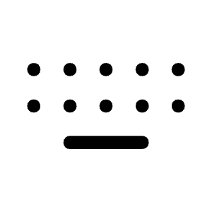 Keyboard Keys Fill Icon from Rounded Fill - Material Symbols Set