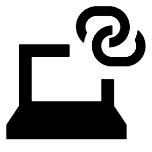 Laptop Hotspot Fill Icon from Sharp Fill - Material Pro Free Set