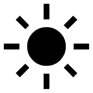 Light Mode Fill Icon from Outlined Fill - Material Symbols Set