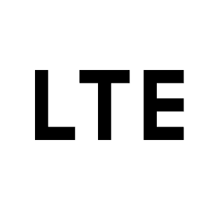 Lte Mobiledata Fill Icon from Sharp Fill - Material Symbols Set