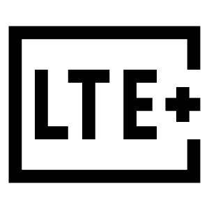 Lte Plus Mobiledata Badge Icon from Sharp Line - Material Symbols Set
