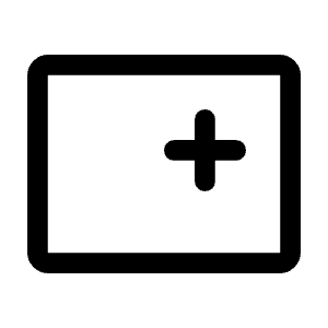 Magnify Fullscreen Icon from Rounded Line - Material Symbols Set