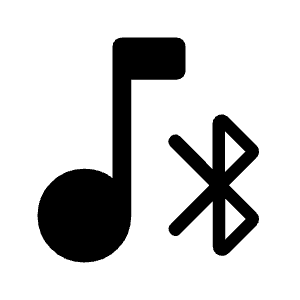 Media Bluetooth On Icon from Rounded Line - Material Symbols Set