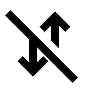 Mobiledata Off Icon from Sharp Line - Streamline Material Free Set