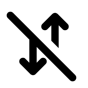 Mobiledata Off Icon from Rounded Line - Material Pro Free Set