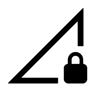 Network Locked Icon from Outlined Line - Material Symbols Set