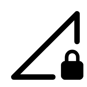 Network Locked Icon from Rounded Line - Material Symbols Set