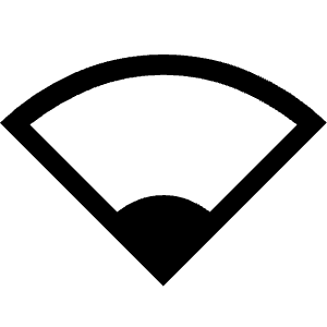 Network Wifi 1 Bar Fill Icon from Sharp Fill - Material Symbols Set