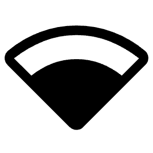 Network Wifi 3 Bar Icon from Rounded Line - Material Symbols Set