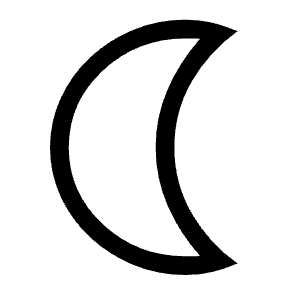 Nightlight Icon from Outlined Line - Material Symbols Set
