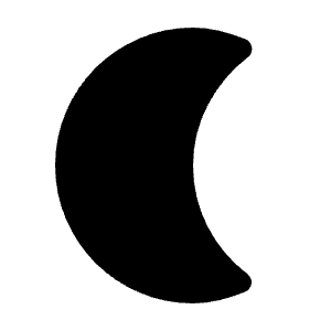 Nightlight Fill Icon from Rounded Fill - Material Symbols Set