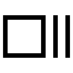 Overview Key Icon from Sharp Line - Material Symbols Set