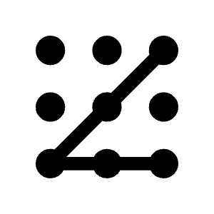 Pattern Icon from Rounded Line - Material Symbols Set