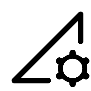 Perm Data Setting Icon from Rounded Line - Material Symbols Set