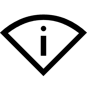 Perm Scan Wifi Icon from Outlined Line - Material Symbols Set