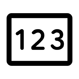 Pin Icon from Rounded Line - Material Symbols Set