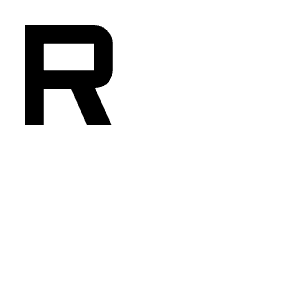 R Mobiledata Icon from Outlined Line - Material Symbols Set