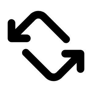 Screen Rotation Alt Icon from Rounded Line - Material Pro Free Set