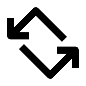 Screen Rotation Alt Icon from Outlined Line - Streamline Material Free Set