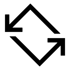 Screen Rotation Alt Fill Icon from Sharp Fill - Material Symbols Set