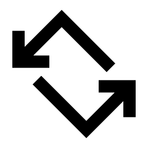 Screen Rotation Alt Fill Icon from Sharp Fill - Material Pro Free Set