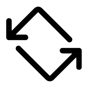 Screen Rotation Alt Fill Icon from Rounded Fill - Material Symbols Set