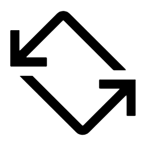 Screen Rotation Alt Icon from Outlined Line - Material Symbols Set