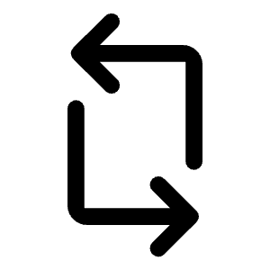 Screen Rotation Up Fill Icon from Rounded Fill - Material Symbols Set