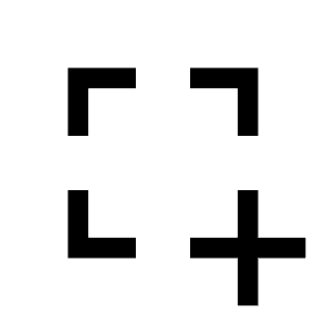 Screenshot Region Fill Icon from Sharp Fill - Material Symbols Set