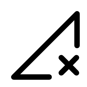 Signal Cellular Nodata Icon from Rounded Line - Material Symbols Set