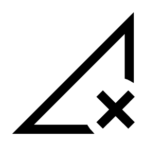 Signal Cellular Nodata Icon from Outlined Line - Material Symbols Set