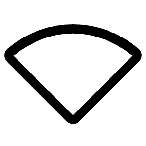 Signal Wifi 0 Bar Icon from Rounded Line - Material Symbols Set