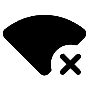 Signal Wifi Bad Fill Icon from Rounded Fill - Material Symbols Set