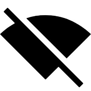Signal Wifi Off Fill Icon from Sharp Fill - Material Symbols Set
