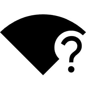Signal Wifi Statusbar Not Connected Icon from Sharp Line - Material Symbols Set