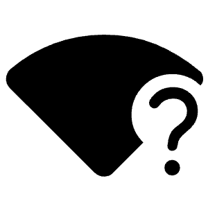 Signal Wifi Statusbar Not Connected Icon from Rounded Line - Material Symbols Set