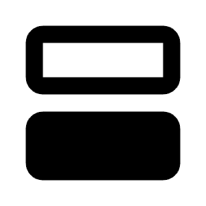 Splitscreen Bottom Fill Icon from Rounded Fill - Streamline Material Free Set