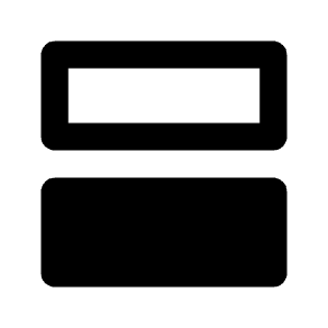 Splitscreen Bottom Fill Icon from Outlined Fill - Material Pro Free Set