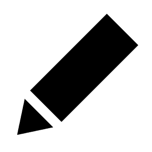 Stylus Fill Icon from Sharp Fill - Material Symbols Set