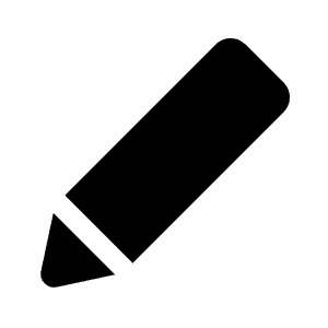 Stylus Fill Icon from Rounded Fill - Material Symbols Set
