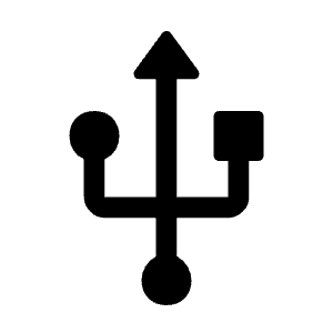 Usb Fill Icon from Rounded Fill - Material Symbols Set
