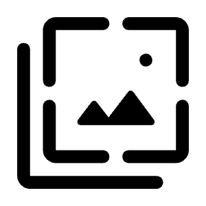 Wallpaper Slideshow Icon from Rounded Line - Material Symbols Set