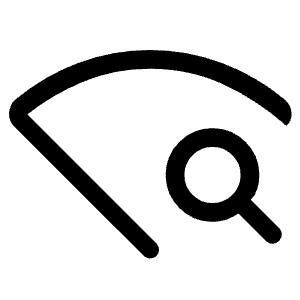 Wifi Find Icon from Rounded Line - Material Symbols Set