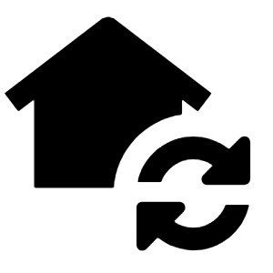 Wifi Home Sync Fill Icon from Outlined Fill - Streamline Material Free Set